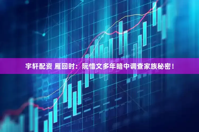 宇轩配资 雁回时：阮惜文多年暗中调查家族秘密！